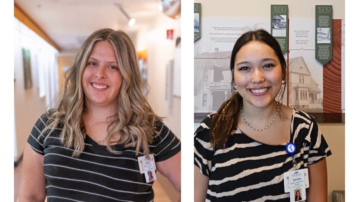 Emily Pineda and Shirley Anderson