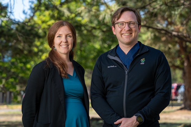 Drs. Callie Krewson and Ben Khalil