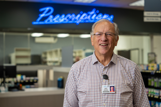 Madras pharmacist Gary Bold