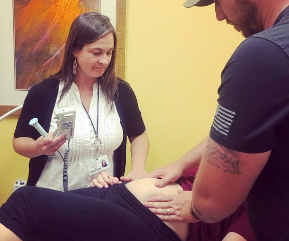 Hannah Boomer (Renzi) with patient