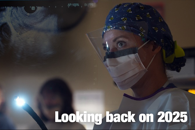 Provider performing a procedure