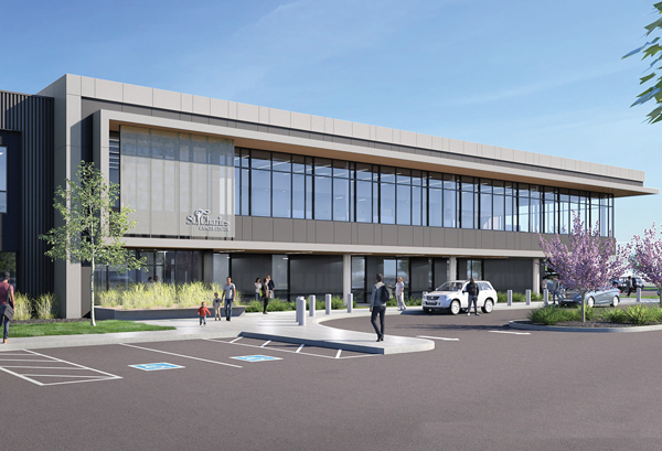 St. Charles Cancer Center in Redmond - architectural rendering